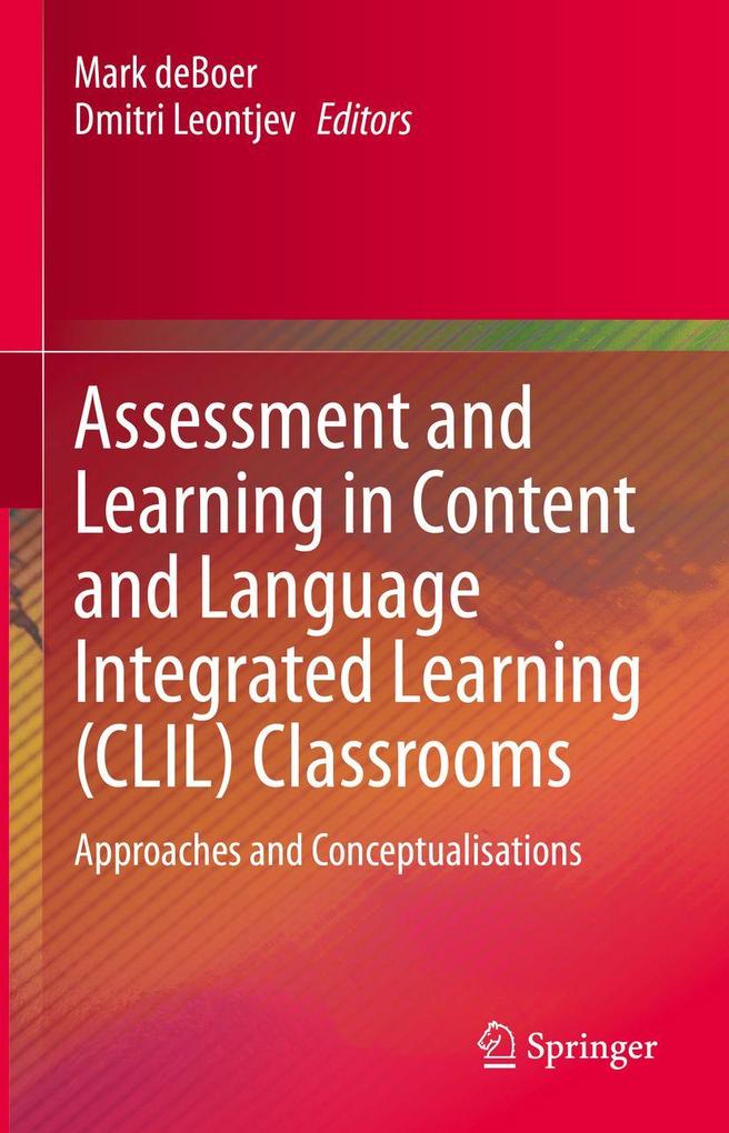 Springer International Publishing Assessment And Learning In Content And Language Integrated Learning (Clil) Classrooms - Bild 4