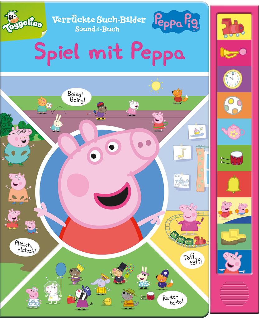 Image of Peppa Pig: Spiel mit Peppa! Pappbilderbuch mit 10 Sounds