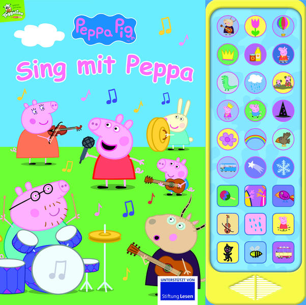 Peppa Pig dong Ding Komm wir spielen! Soundbuch: Tönendes Buch
