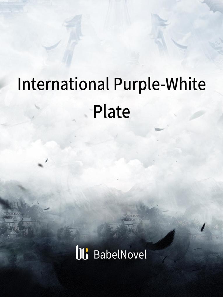 International Purple-White Plate