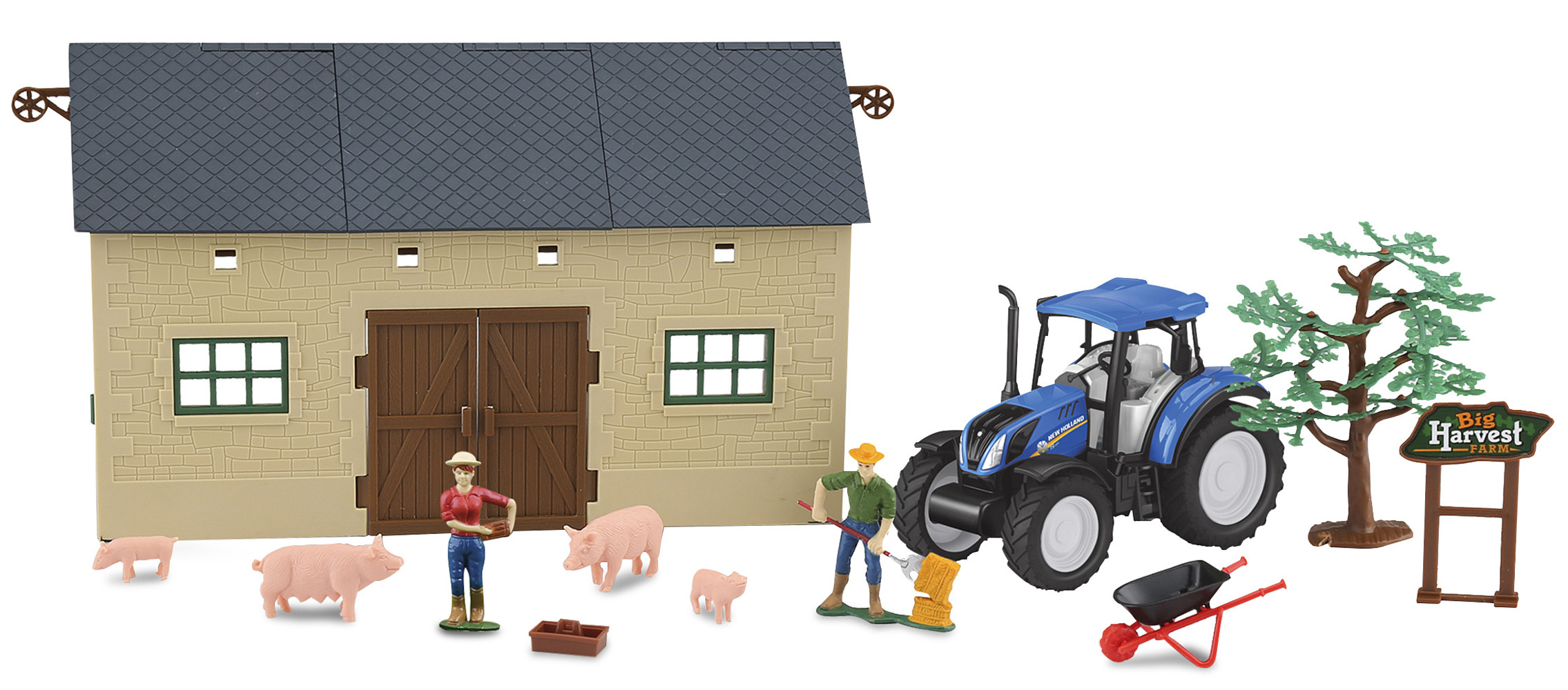Jamara - New Holland Farmer Set1 1:32