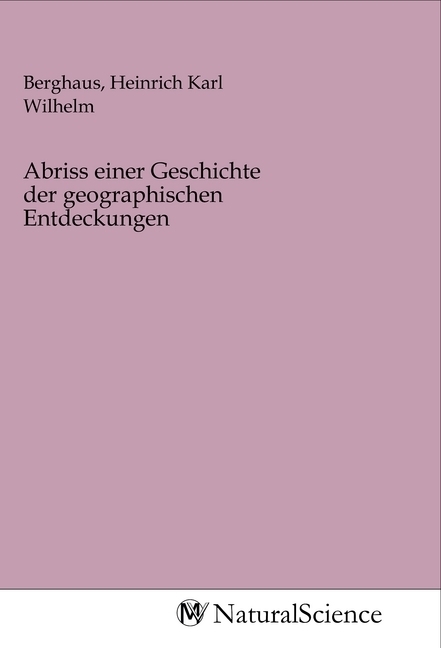 Image of Abriss einer Geschichte der geographischen Entdeckungen