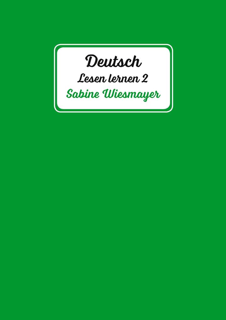 Deutsch Lesen lernen 2