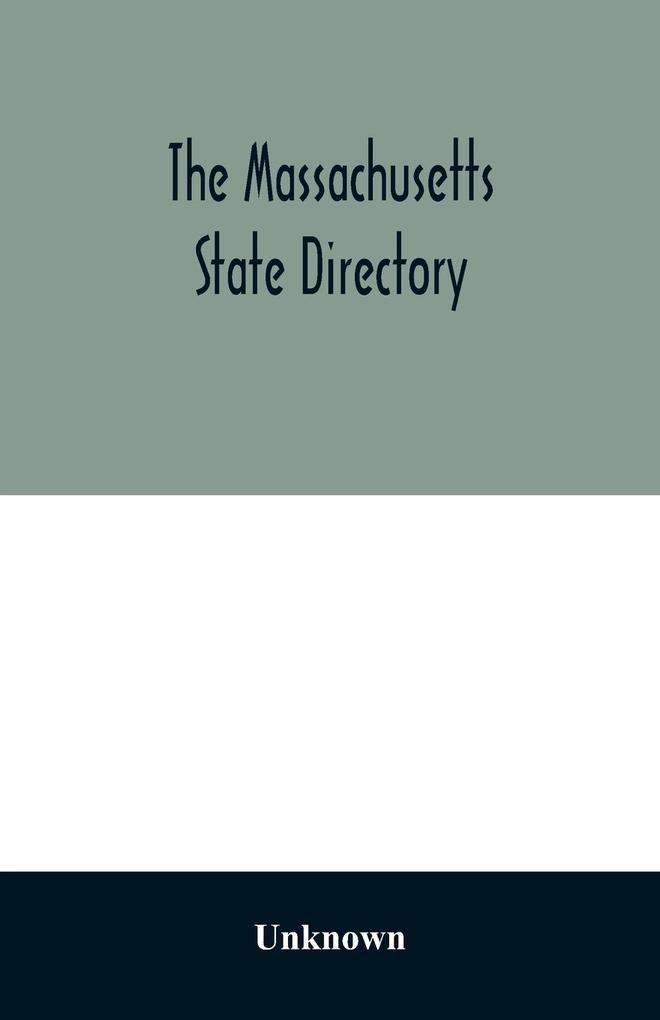 The Massachusetts state directory