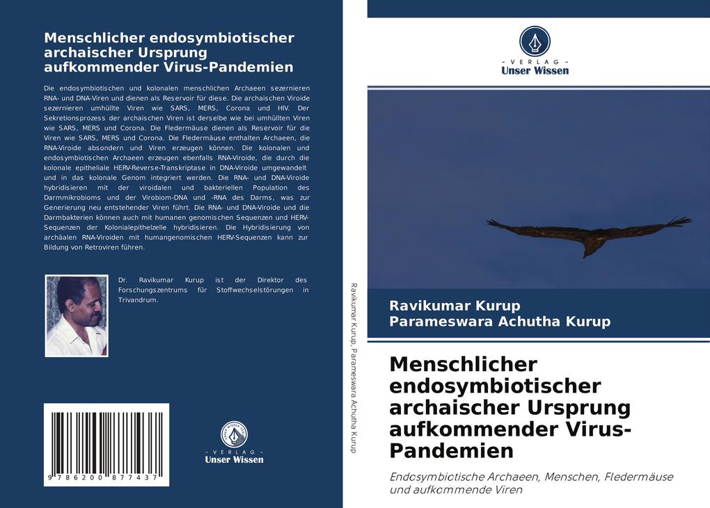Menschlicher endosymbiotischer archaischer Ursprung aufkommender Virus-Pandemien
