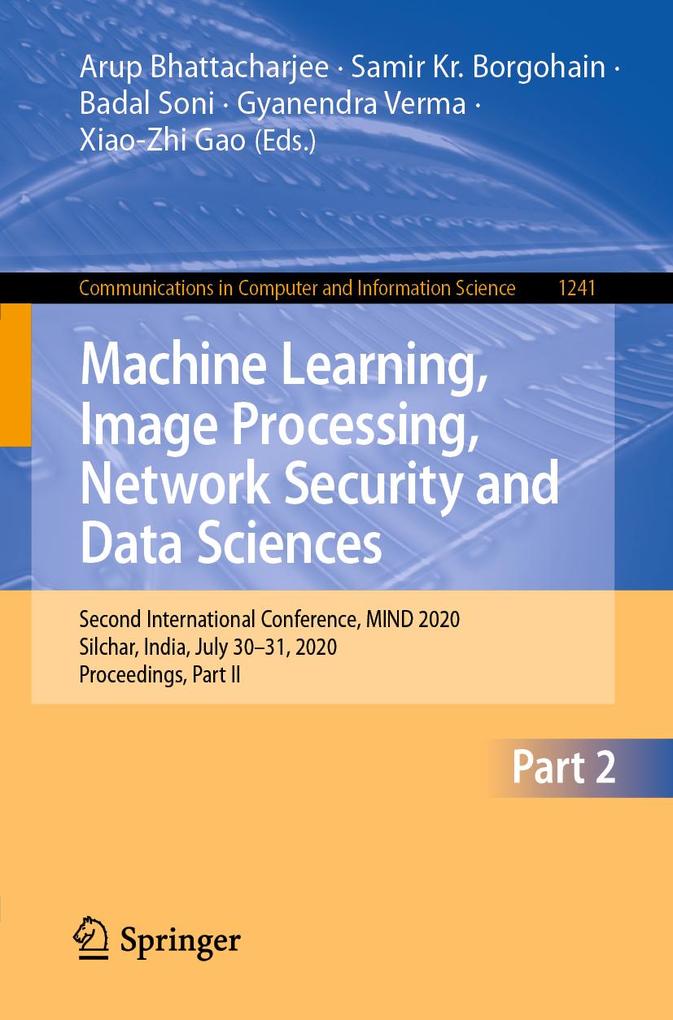 Machine Learning Image Processing Network Security and Data Sciences