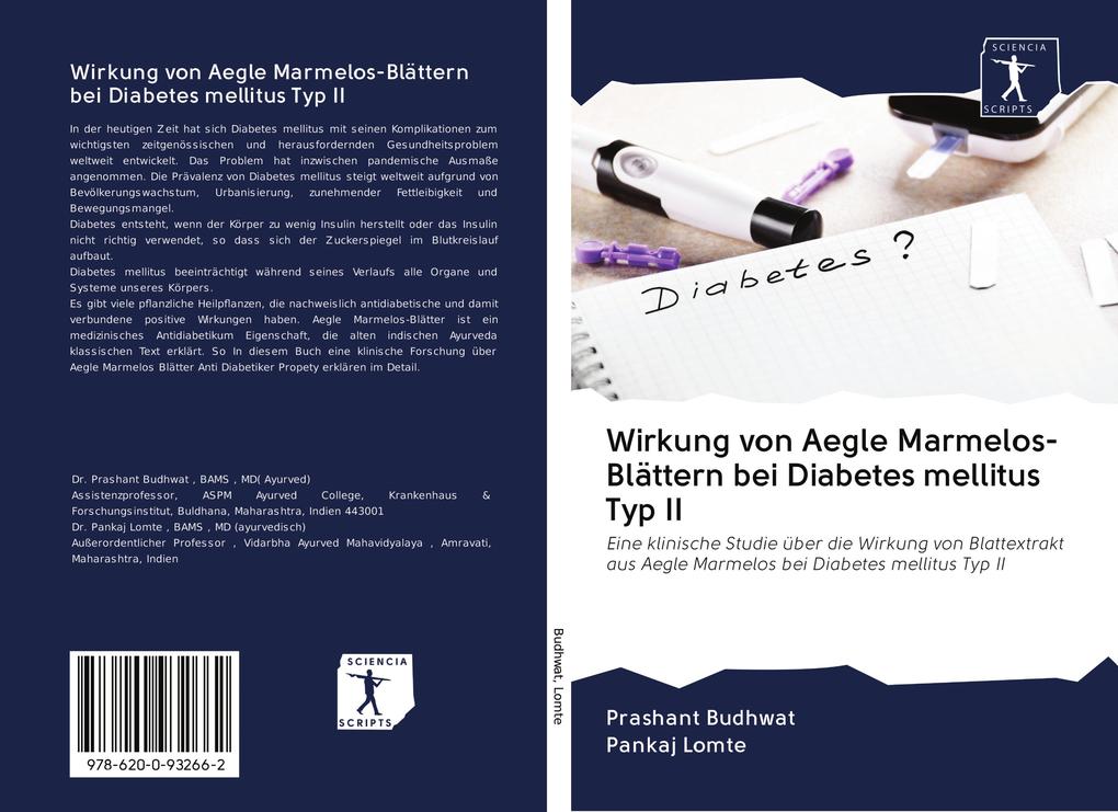 Wirkung von Aegle Marmelos-Blättern bei Diabetes mellitus Typ II