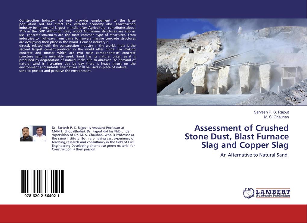Assessment of Crushed Stone Dust Blast Furnace Slag and Copper Slag