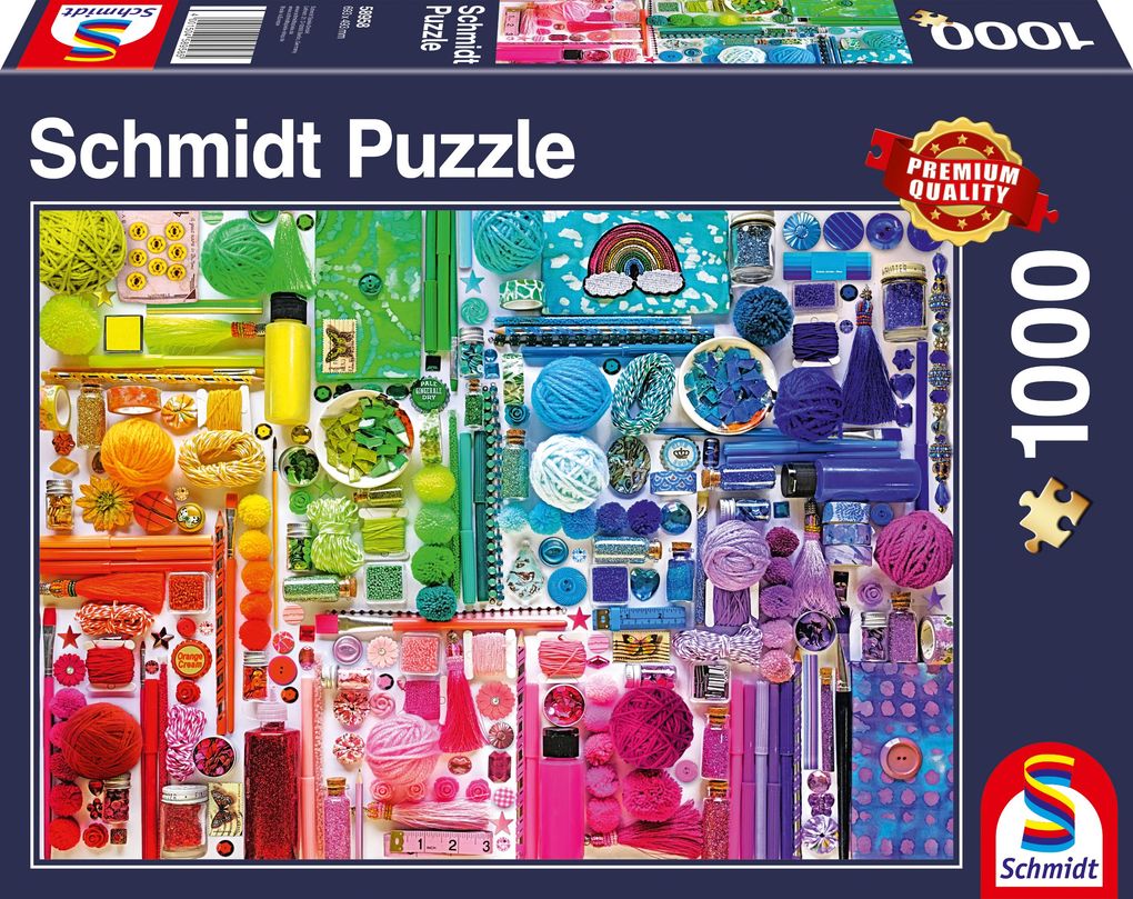 Image of Schmidt Spiele - Regenbogenfarben 1000 Teile