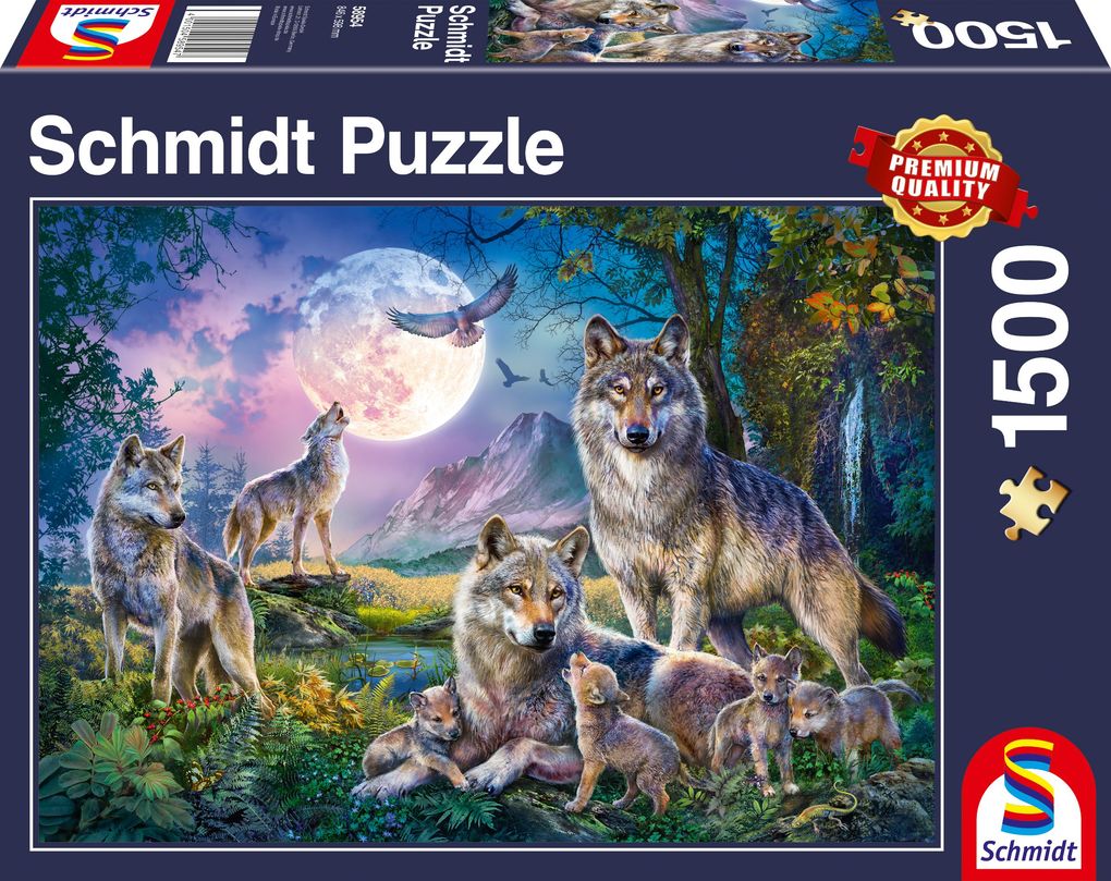 Image of Schmidt Spiele Wölfe 1500 Teile Puzzle Schmidt-Spiele-58954