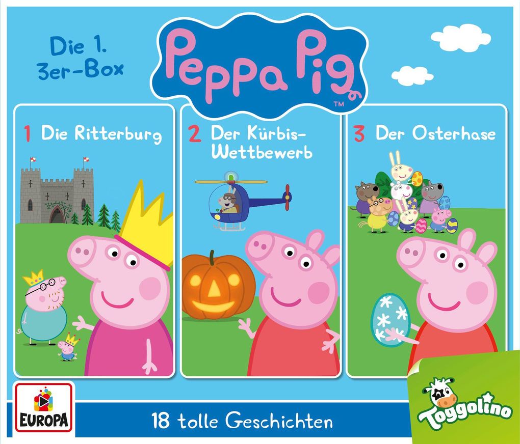 Peppa Pig Hörspiel - 3er Box 01 (Folgen 1  2 3)