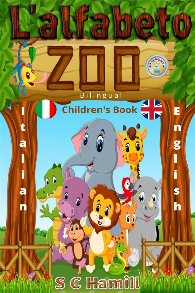 L ‘alfabeto zoo. Bilingual Children‘s Book. Italian-English.