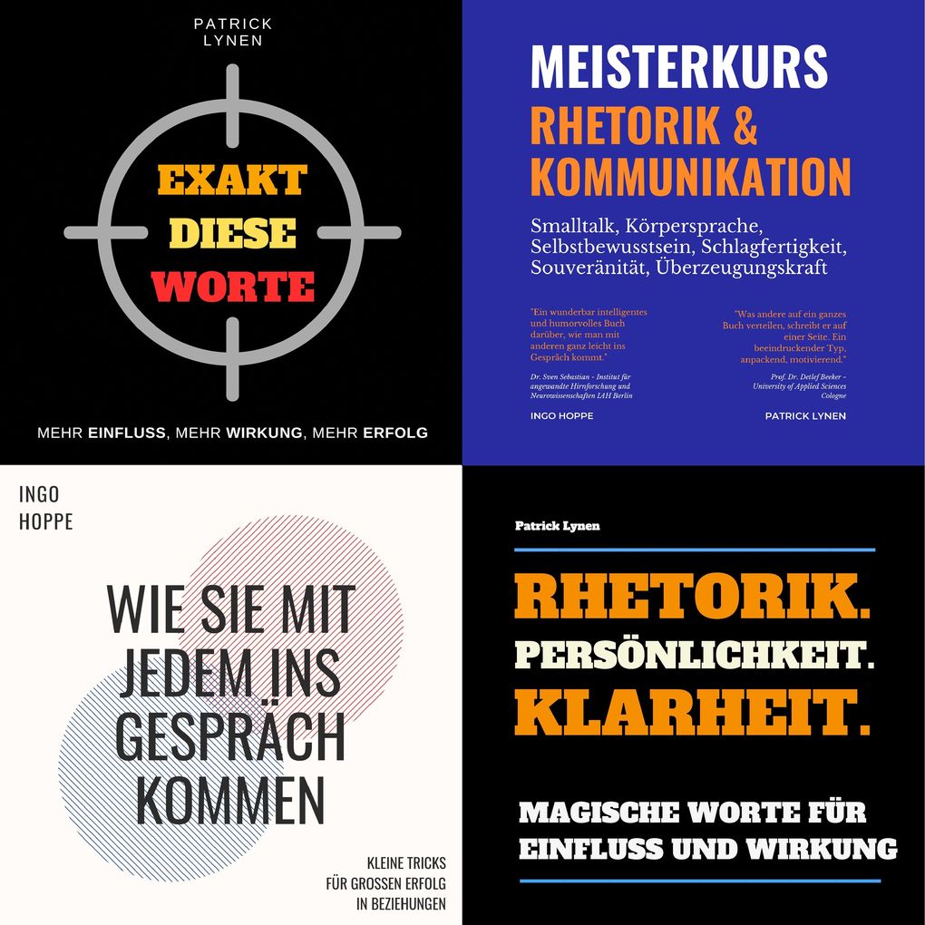 PREMIUM-BUNDLE: Rhetorik Kommunikation Selbstbewusstsein Schlagfertigkeit Überzeugungskraft