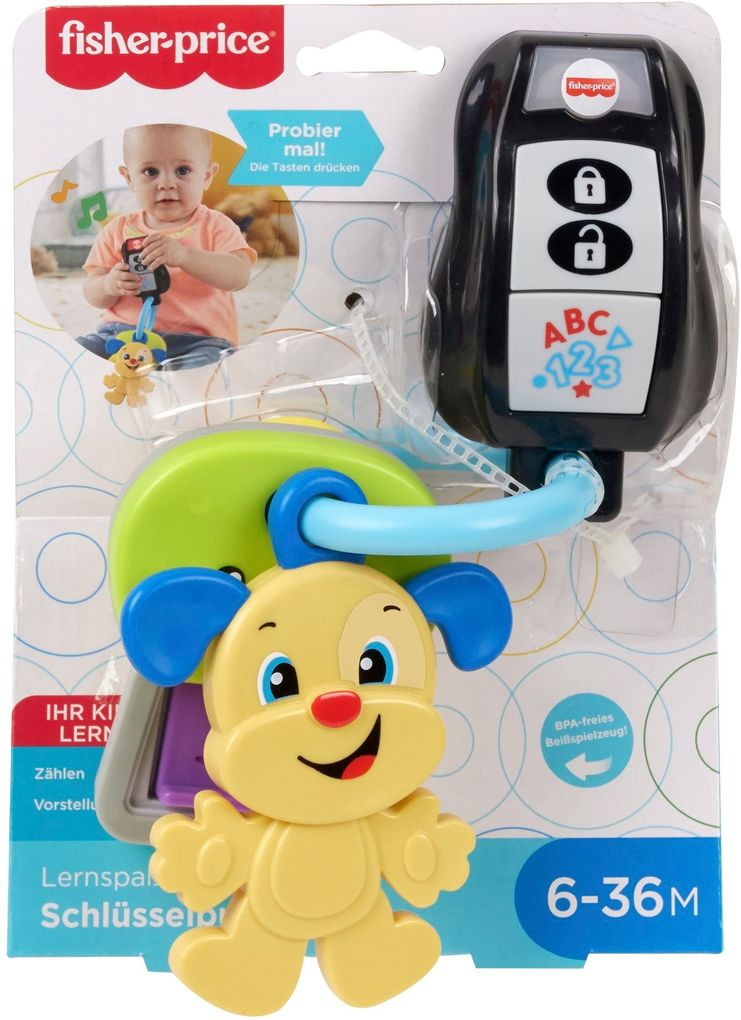 Image of Mattel - Fisher-Price Lernspaß Baby Schlüsselbund mit Licht und Geräuschen