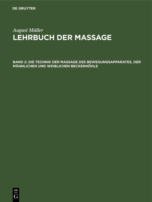 Die Technik der Massage des Bewegungsapparates der männlichen und weiblichen Beckenhöhle