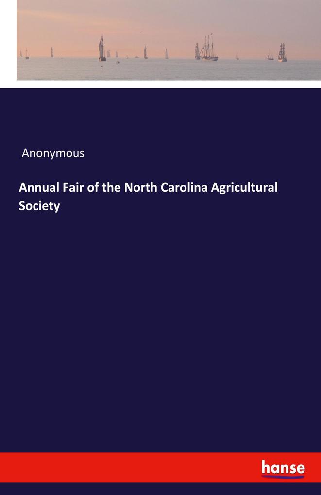 Image of Annual Fair of the North Carolina Agricultural Society