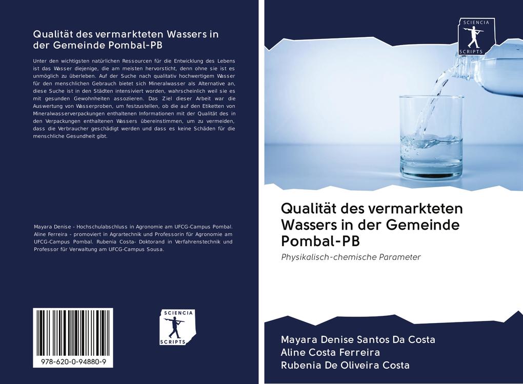 Qualität des vermarkteten Wassers in der Gemeinde Pombal-PB