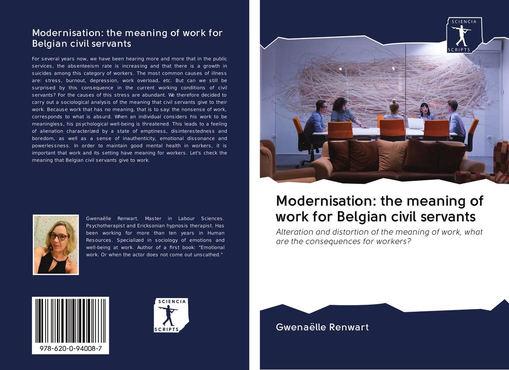 Modernisation: the meaning of work for Belgian civil servants