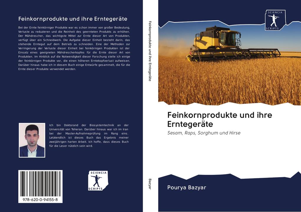Feinkornprodukte und ihre Erntegeräte