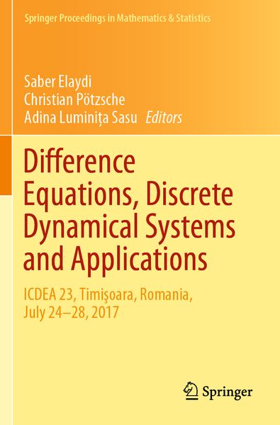 Difference Equations Discrete Dynamical Systems and Applications