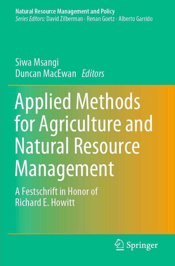 Applied Methods for Agriculture and Natural Resource Management
