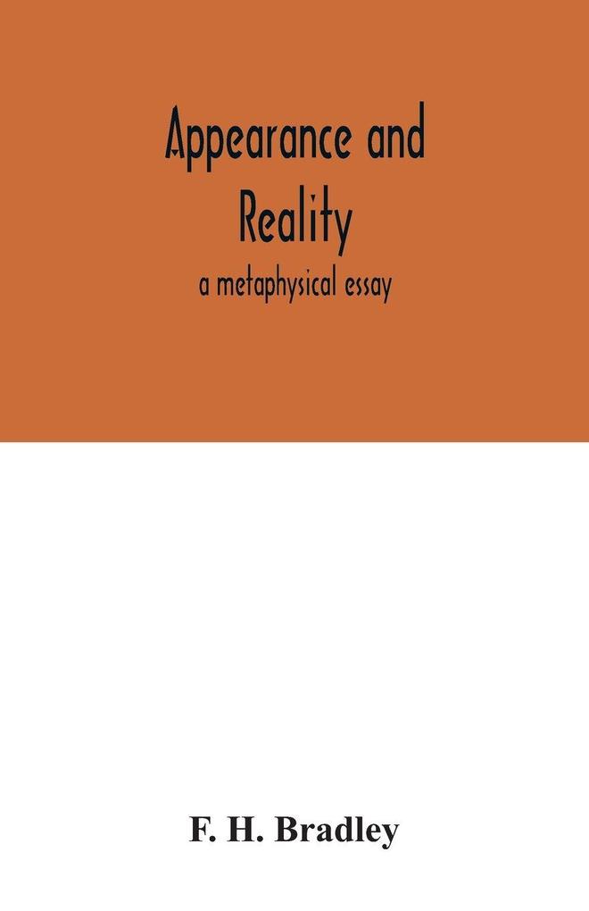 Appearance and reality