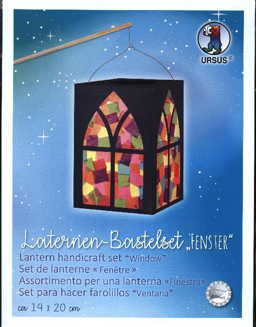 URSUS Laternenzeit Laternen-Bastelset Fenster