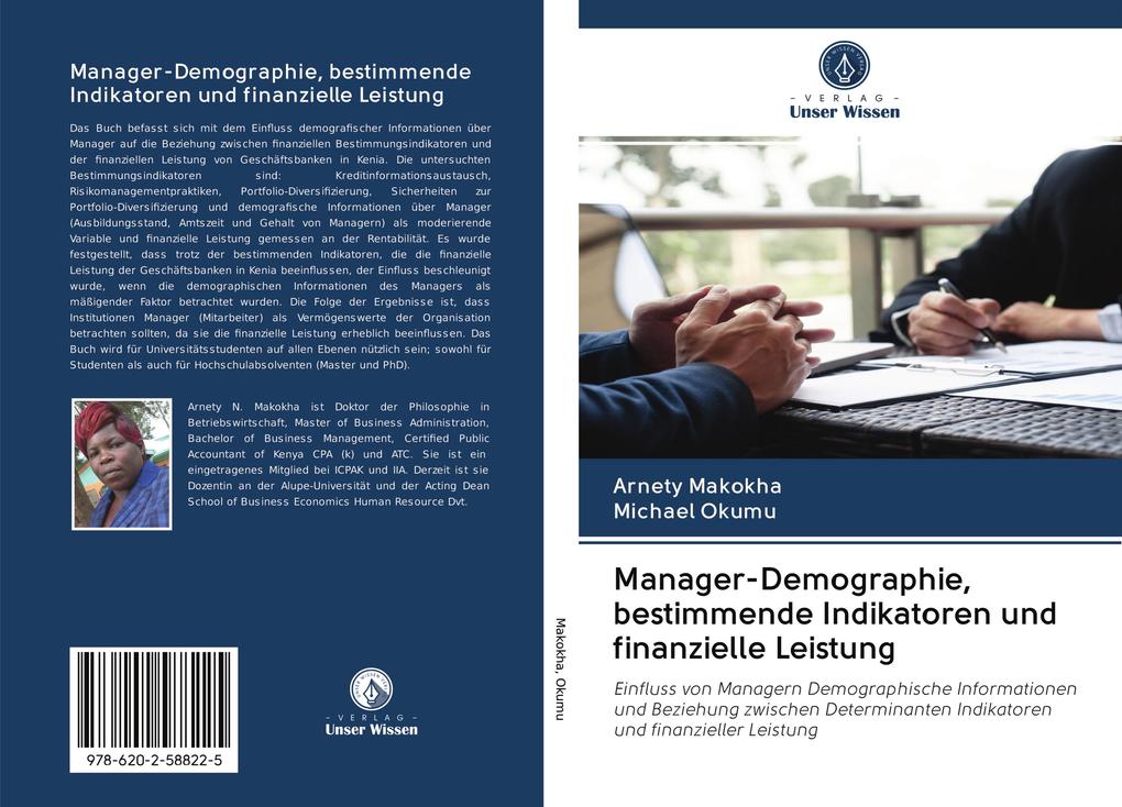 Manager-Demographie bestimmende Indikatoren und finanzielle Leistung