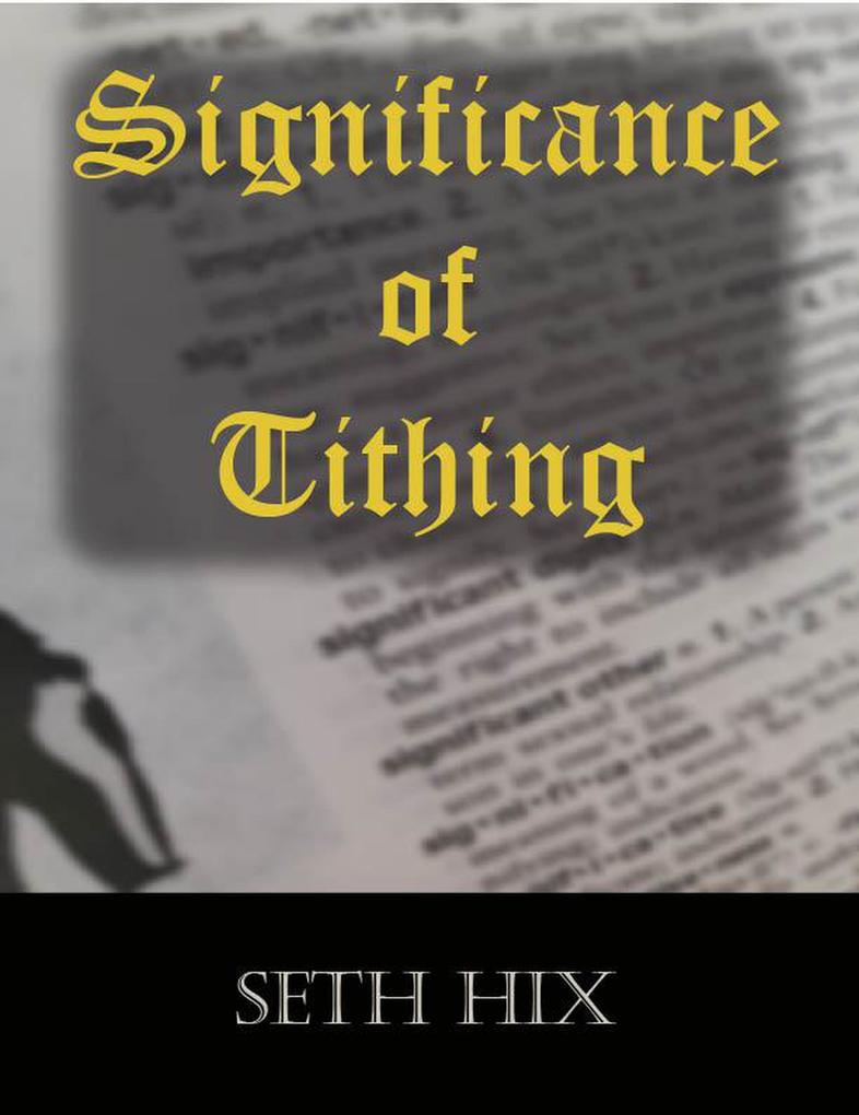 Significance of Tithing