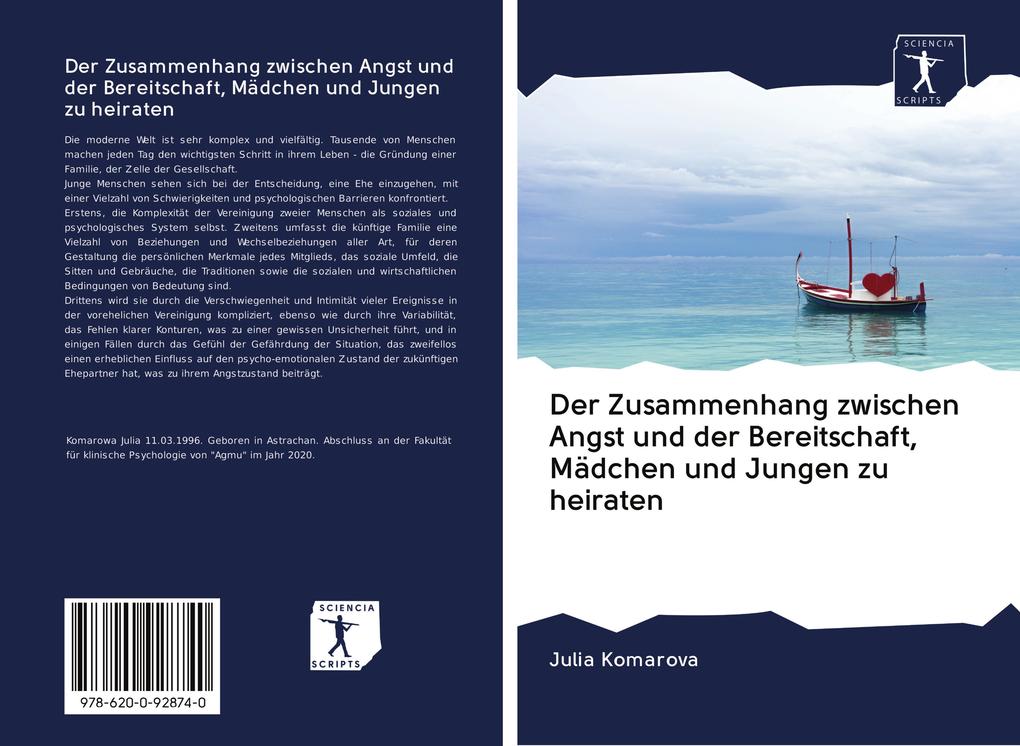 Der Zusammenhang zwischen Angst und der Bereitschaft Mädchen und Jungen zu heiraten