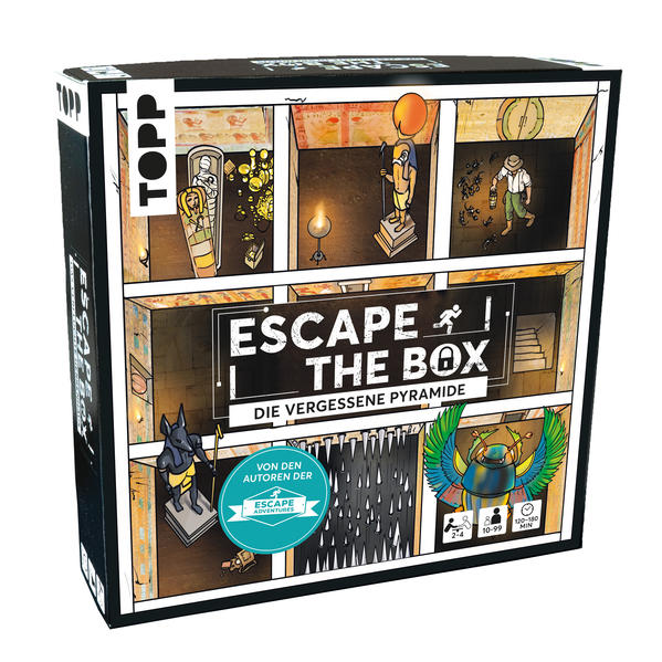Image of Escape The Box - Die vergessene Pyramide: Das ultimative Escape-Room-Erlebnis als Gesellschaftsspiel!