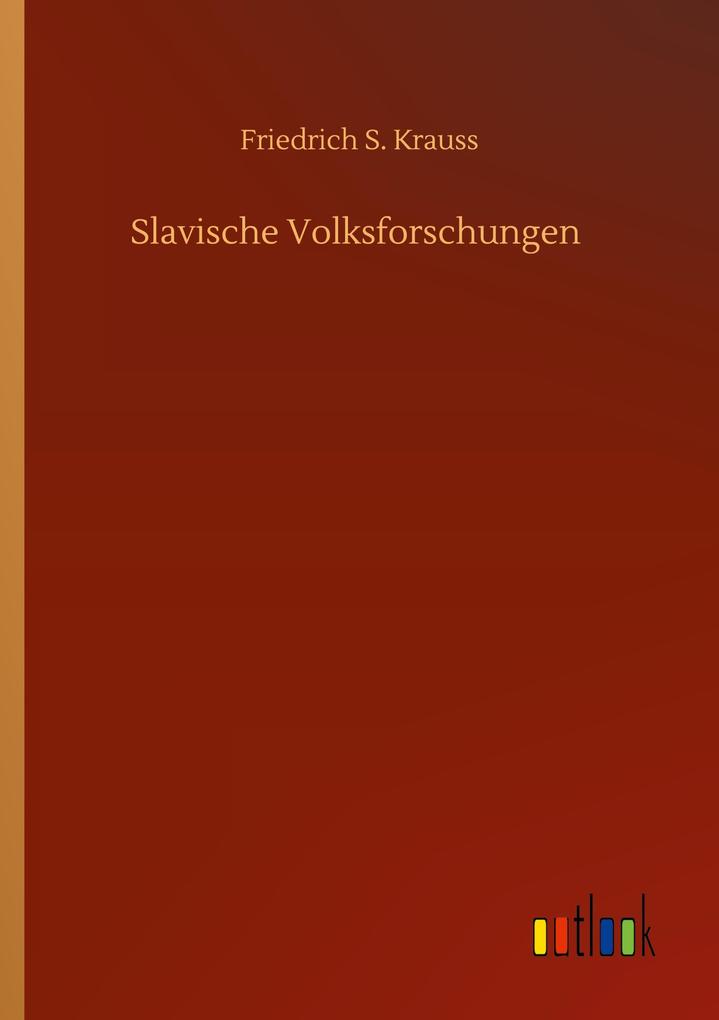 Slavische Volksforschungen