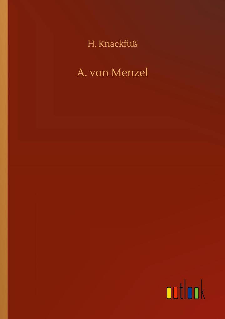 A. von Menzel