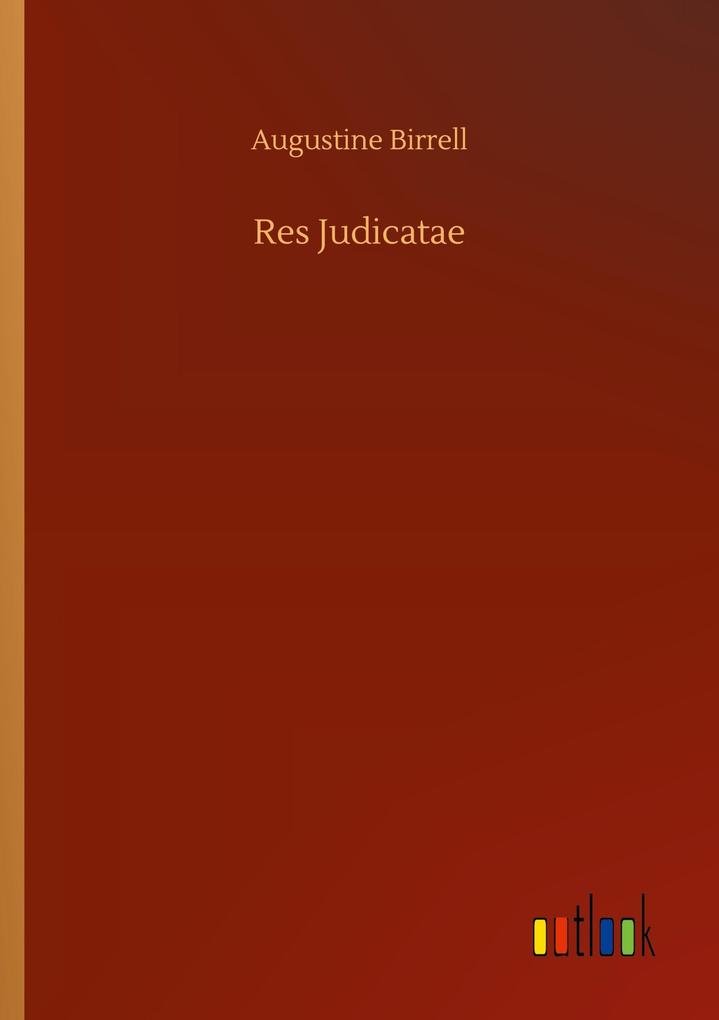 Res Judicatae