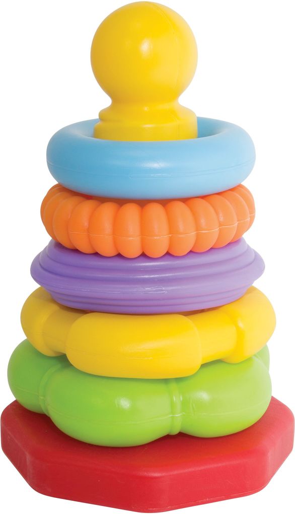 Simba 104018158 - ABC Ringpyramide 6-teilig