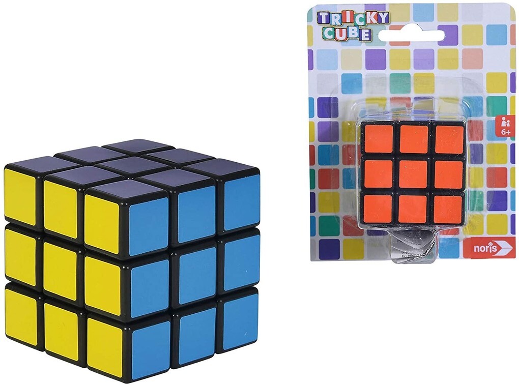 Noris 606134481 - Tricky Cube Würfel der Klassiker zur Förderung des Räumlichkeitsdenkens