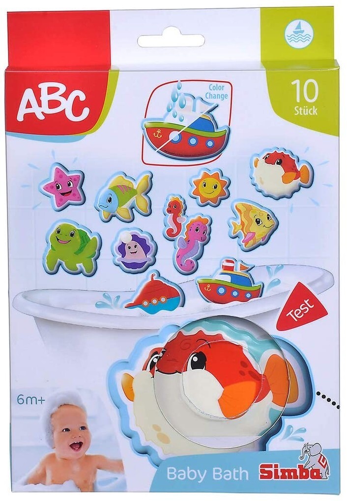 Image of ABC Magical Bath Toys Sea Animals 10 pcs.