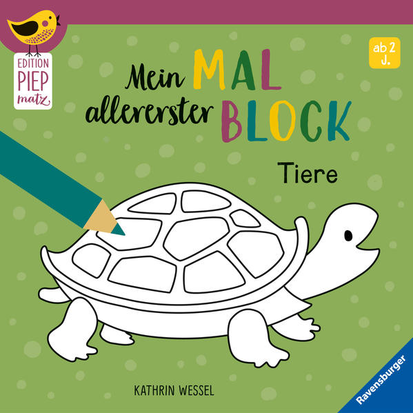 Image of Edition Piepmatz: Mein allererster Malblock - Tiere