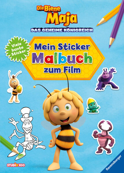 Image of Die Biene Maja: Mein Sticker-Malbuch zum Film