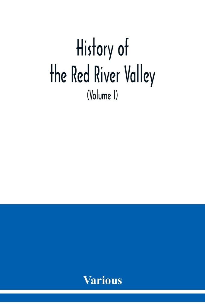 History of the Red River Valley