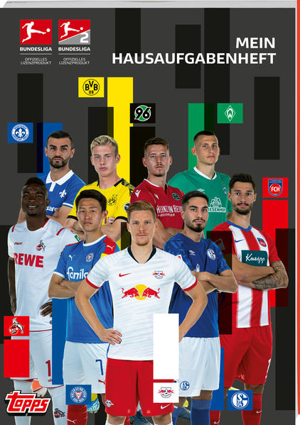 Image of Das offizielle Fußball Bundesliga Hausaufgabenheft von topps