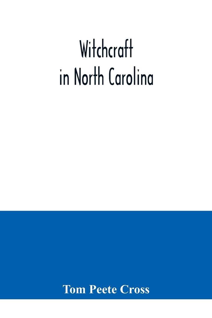 Witchcraft in North Carolina