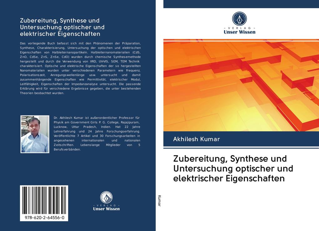 Zubereitung Synthese und Untersuchung optischer und elektrischer Eigenschaften