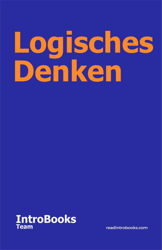 Logisches Denken