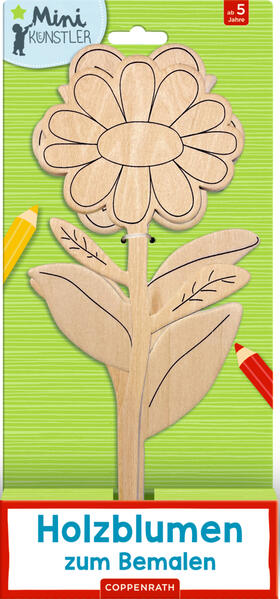 Image of Holzblumen zum Bemalen