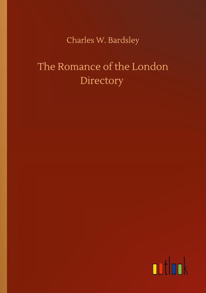 Image of The Romance of the London Directory