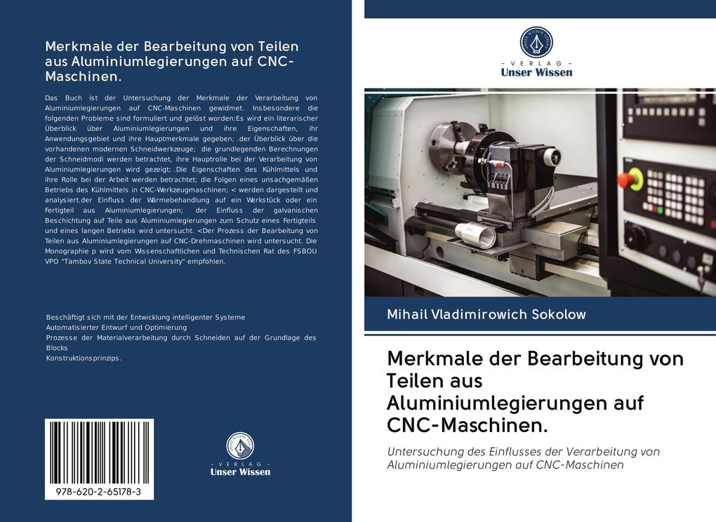 Merkmale der Bearbeitung von Teilen aus Aluminiumlegierungen auf CNC-Maschinen.