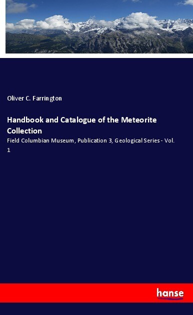 Handbook and Catalogue of the Meteorite Collection