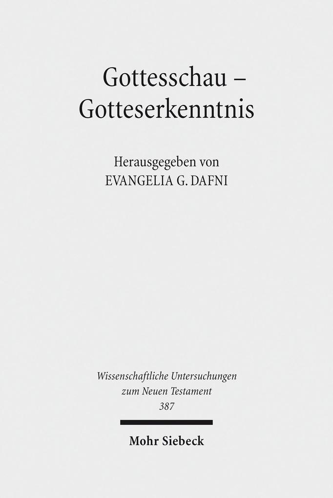 Gottesschau - Gotteserkenntnis