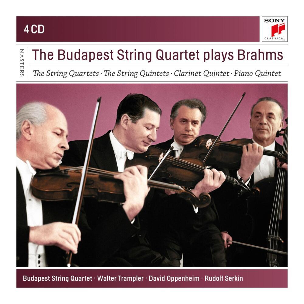 Image of Budapest String Quartet - The Budapest Strinq Quartet Play Brahms [CD]